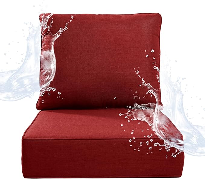 Premium 24" Deep Seat Cushion Available in 5 Designer Colors. The Perfect Holiday Upgrade.