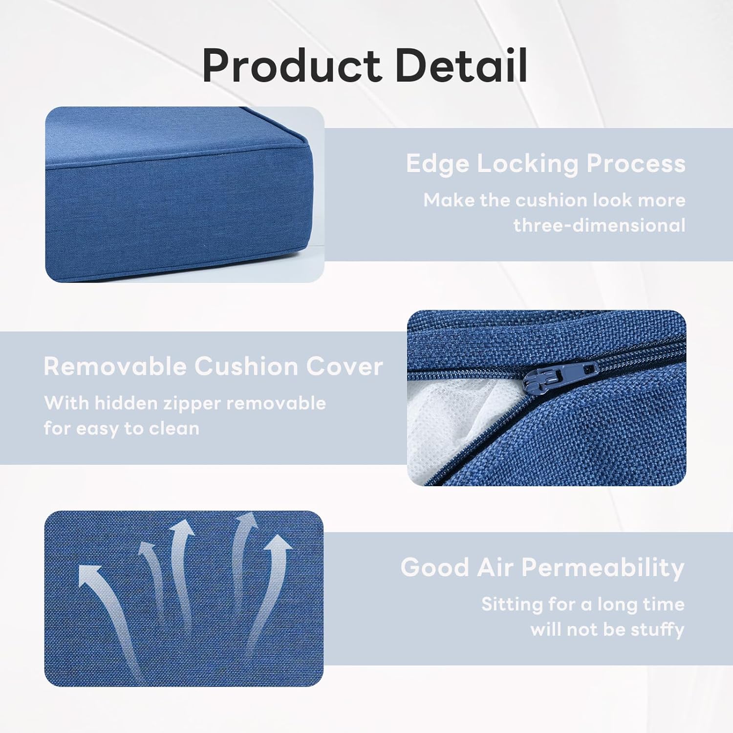 Premium 24" Deep Seat Cushion Available in 5 Designer Colors. The Perfect Holiday Upgrade.